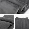imageKEREDA Girls Fleece Lined Leggings Winter Warm Pants for Kids 314 YearsDark Grey