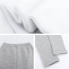 imageKEREDA Girls Fleece Lined Leggings Winter Warm Pants for Kids 314 YearsGrey