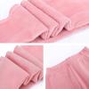imageKEREDA Girls Fleece Lined Leggings Winter Warm Pants for Kids 314 YearsPink