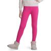 imageKEREDA Girls Fleece Lined Leggings Winter Warm Pants for Kids 314 YearsRose Red