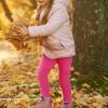 imageKEREDA Girls Fleece Lined Leggings Winter Warm Pants for Kids 314 YearsRose Red