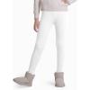imageKEREDA Girls Fleece Lined Leggings Winter Warm Pants for Kids 314 YearsWhite