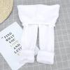 imageKEREDA Girls Fleece Lined Leggings Winter Warm Pants for Kids 314 YearsWhite