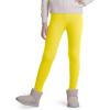 imageKEREDA Girls Fleece Lined Leggings Winter Warm Pants for Kids 314 YearsYellow