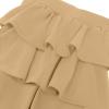 imageKEREDA Girls Leggings Ruffle Skirt School Uniform Pants Kids Clothes 414 YearsKhaki