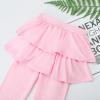 imageKEREDA Girls Leggings Ruffle Skirt School Uniform Pants Kids Clothes 414 YearsPink