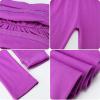 imageKEREDA Girls Leggings Ruffle Skirt School Uniform Pants Kids Clothes 414 YearsPurple