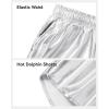 imageKEREDA Girls Metallic Shorts Sparkly Dance Outfits Shiny Costume for GirlsSilver