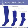 imageKEREDA Slouch Socks Women 1 Pair Knee High Scrunch Boot Socks for Women Size 611Dark Blue