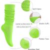 imageKEREDA Slouch Socks Women 1 Pair Knee High Scrunch Boot Socks for Women Size 611Green