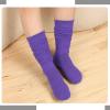imageKEREDA Slouch Socks Women 1 Pair Knee High Scrunch Boot Socks for Women Size 611Light Purple