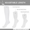 imageKEREDA Slouch Socks Women 1 Pair Knee High Scrunch Boot Socks for Women Size 611White