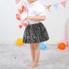 imageKEREDA Toddler Girls Layered Tutu Skirt Sparkling Sequin Tulle Dance SkirtsBlack