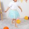 imageKEREDA Toddler Girls Layered Tutu Skirt Sparkling Sequin Tulle Dance SkirtsBlue