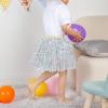 imageKEREDA Toddler Girls Layered Tutu Skirt Sparkling Sequin Tulle Dance SkirtsGrey