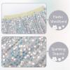 imageKEREDA Toddler Girls Layered Tutu Skirt Sparkling Sequin Tulle Dance SkirtsGrey