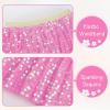 imageKEREDA Toddler Girls Layered Tutu Skirt Sparkling Sequin Tulle Dance SkirtsHot Pink