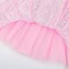 imageKEREDA Toddler Girls Layered Tutu Skirt Sparkling Sequin Tulle Dance SkirtsPink