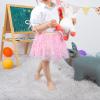 imageKEREDA Toddler Girls Layered Tutu Skirt Sparkling Sequin Tulle Dance SkirtsPink