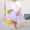 imageKEREDA Toddler Girls Layered Tutu Skirt Sparkling Sequin Tulle Dance SkirtsPurple