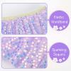 imageKEREDA Toddler Girls Layered Tutu Skirt Sparkling Sequin Tulle Dance SkirtsPurple