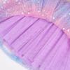 imageKEREDA Toddler Girls Layered Tutu Skirt Sparkling Sequin Tulle Dance SkirtsPurple Rainbow
