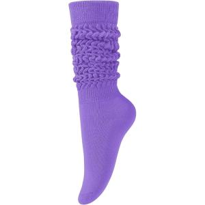 imageKEREDA Slouch Socks Women 1 Pair Knee High Scrunch Boot Socks for Women Size 611Light Purple