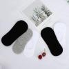 imageKEREDA 10 Pairs Kids No Show Socks Non Slip Low Cut Cotton SocksWhiteblackgrey