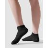 imageKEREDA 15 Pairs Kids Ankle Socks Boys Girls Half Cushion Low Cut Athletic SocksBlack