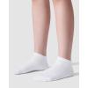 imageKEREDA 15 Pairs Kids Ankle Socks Boys Girls Half Cushion Low Cut Athletic SocksBlackwhite