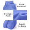 imageKEREDA 15 Pairs Kids Ankle Socks Boys Girls Half Cushion Low Cut Athletic SocksMulticolor02