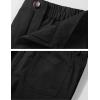 imageKEREDA Boys School Uniform Pants Flat Front Dress Pants Twill Pull on Adjustable Waist PantBlack