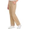 imageKEREDA Boys School Uniform Pants Flat Front Dress Pants Twill Pull on Adjustable Waist PantKhaki