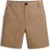 imageKEREDA Boys Uniform Shorts Elastic Waist Kids Golf Dress Preppy School Shorts with PocketsCamel