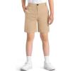 imageKEREDA Boys Uniform Shorts Elastic Waist Kids Golf Dress Preppy School Shorts with PocketsKhaki