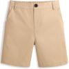 imageKEREDA Boys Uniform Shorts Elastic Waist Kids Golf Dress Preppy School Shorts with PocketsKhaki
