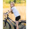 imageKEREDA Girls Bike Shorts Cotton Cartwheel Dance Under Dress Shorts for Kids 3 PackBlack