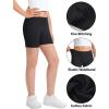 imageKEREDA Girls Bike Shorts Cotton Cartwheel Dance Under Dress Shorts for Kids 3 PackBlack
