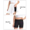 imageKEREDA Girls Bike Shorts Cotton Cartwheel Dance Under Dress Shorts for Kids 3 PackBlack