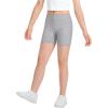 imageKEREDA Girls Bike Shorts Cotton Cartwheel Dance Under Dress Shorts for Kids 3 PackBlackwhitegrey