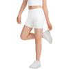 imageKEREDA Girls Bike Shorts Cotton Cartwheel Dance Under Dress Shorts for Kids 3 PackWhite
