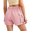 imageKEREDA Girls Cargo Shorts Casual High Waist Summer Uniform Shorts with Pockets for Teen Girls