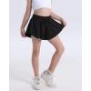 imageKEREDA Girls Flowy ShortsButterfly Shorts for Teen Girls with Spandex Liner 2in1 for RunningGymAthleticWorkout123PackBlack
