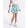 imageKEREDA Girls Flowy ShortsButterfly Shorts for Teen Girls with Spandex Liner 2in1 for RunningGymAthleticWorkout123PackBlackcreamlight Green