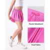 imageKEREDA Girls Flowy ShortsButterfly Shorts for Teen Girls with Spandex Liner 2in1 for RunningGymAthleticWorkout123PackBlackwhitehot Pink