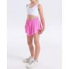 imageKEREDA Girls Flowy ShortsButterfly Shorts for Teen Girls with Spandex Liner 2in1 for RunningGymAthleticWorkout123PackHot Pink
