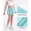 imageKEREDA Girls Flowy ShortsButterfly Shorts for Teen Girls with Spandex Liner 2in1 for RunningGymAthleticWorkout123PackLight Greenhot Pinklight Purple