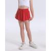 imageKEREDA Girls Flowy ShortsButterfly Shorts for Teen Girls with Spandex Liner 2in1 for RunningGymAthleticWorkout123PackRed