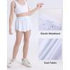 imageKEREDA Girls Flowy ShortsButterfly Shorts for Teen Girls with Spandex Liner 2in1 for RunningGymAthleticWorkout123PackWhite