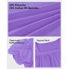 imageKEREDA Girls Short Sleeve Shirts Summer Tunic Tops Lace Openwork Ruffled Girls Cute Square Neck Clothes Blouse 514 YearsPurple